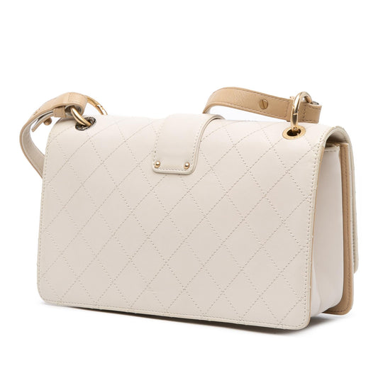 Chanel CC Stitched Calfskin Chain Flap