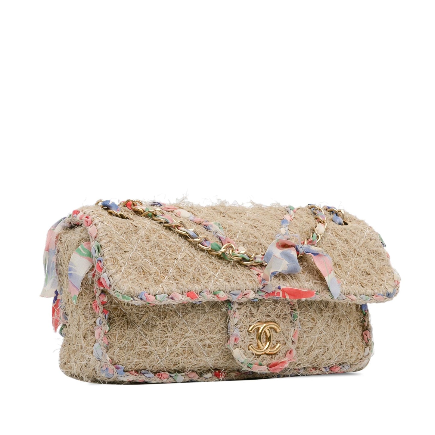 Chanel CC Straw Country Flap (SHG-LDVjxm)