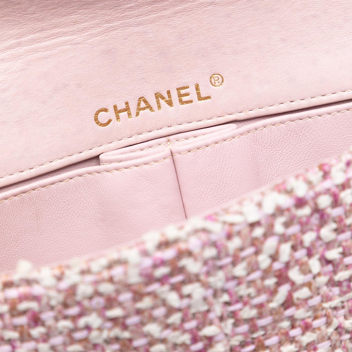 Chanel CC Tweed East West Flap