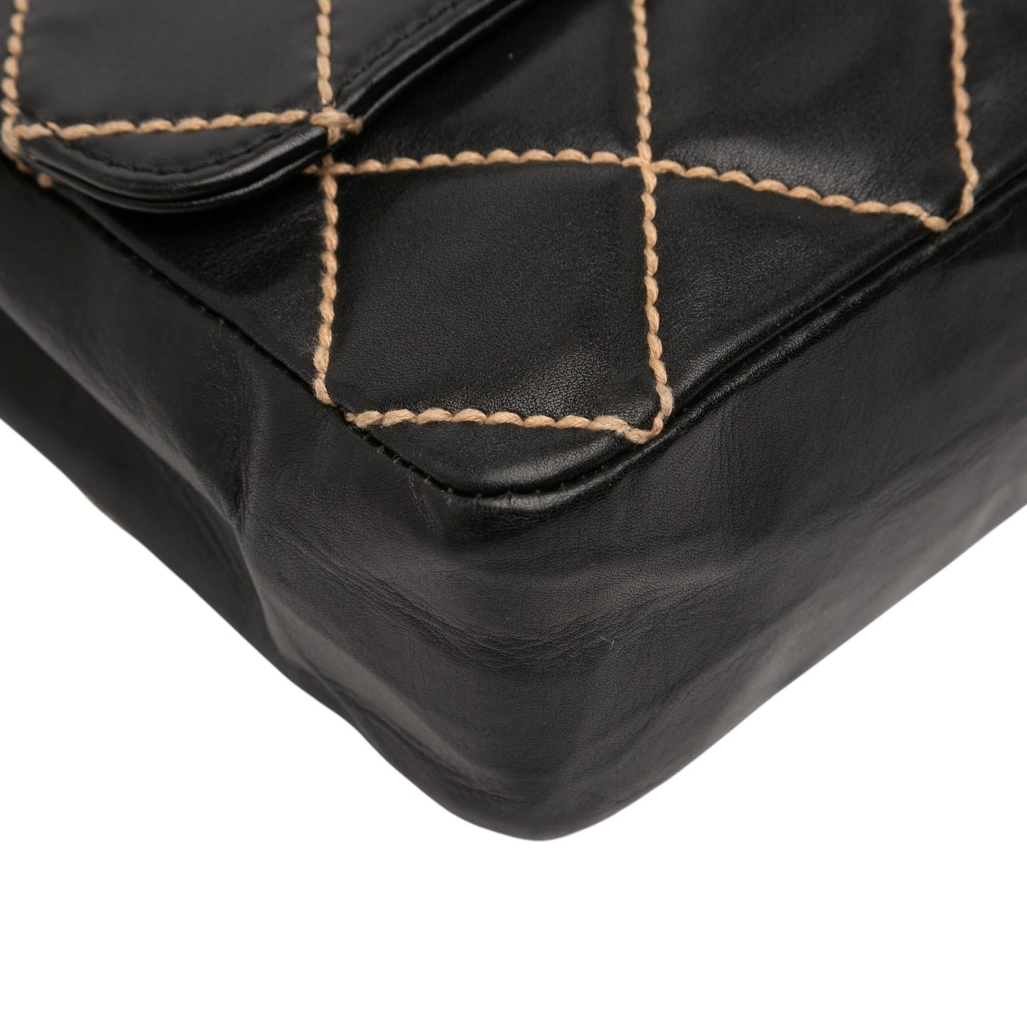 Chanel CC Wild Stitch Lambskin Flap