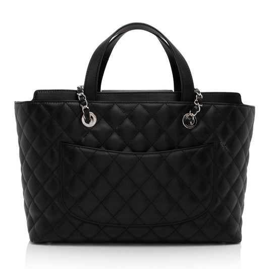 Luxury Chanel Calfskin CC Large Shopping Tote (SHF-kkslci)