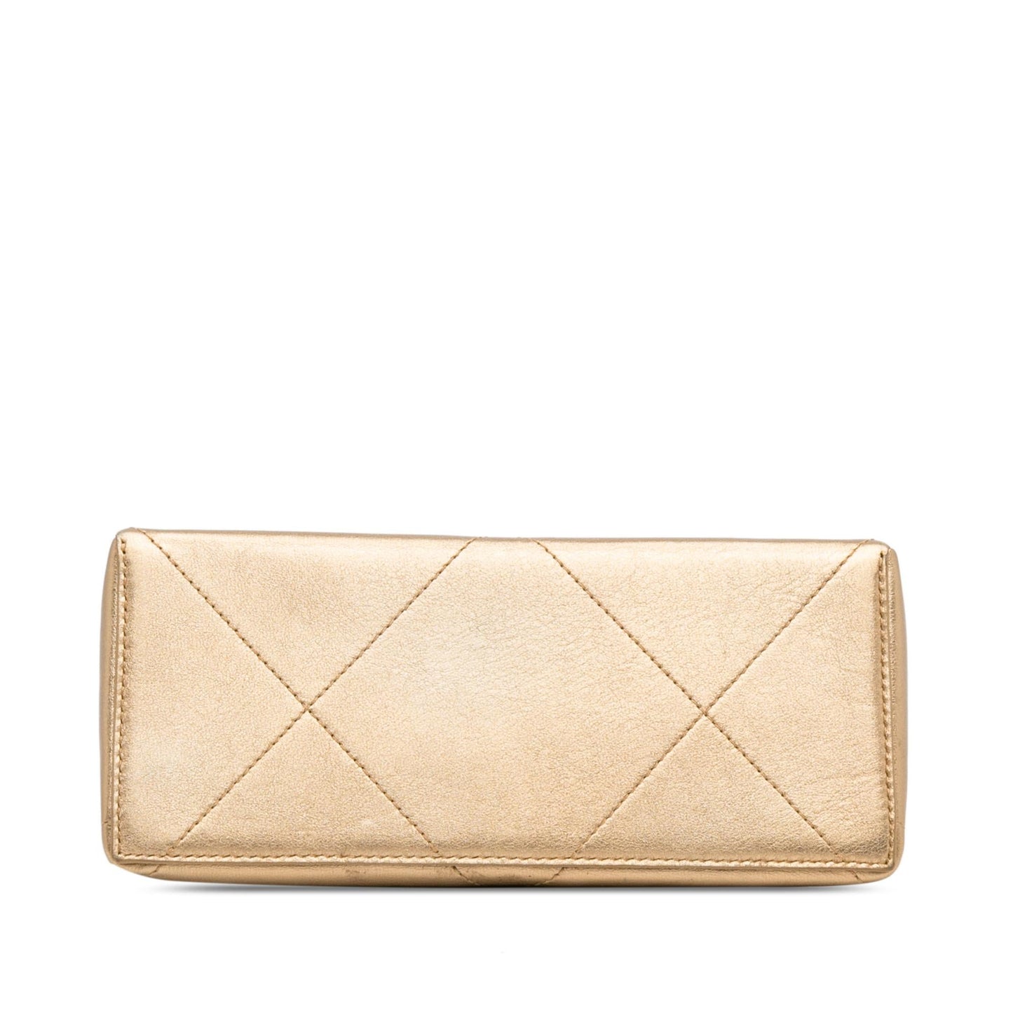 Chanel Calfskin Kiss Lock Frame Bag (SHG-Fxs2qA)