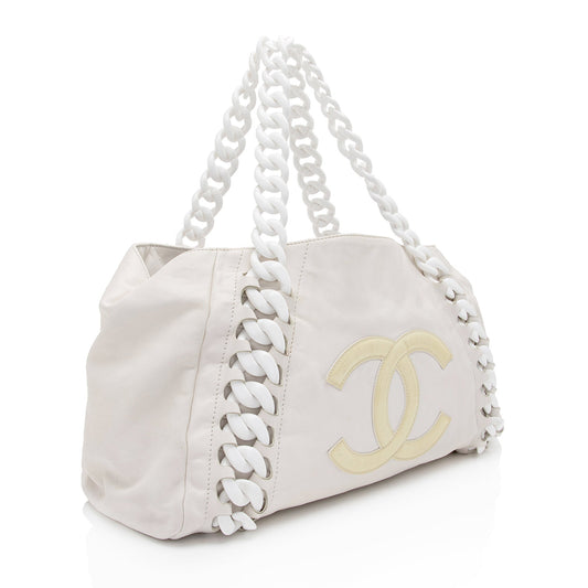 Luxury Chanel Calfskin Modern Chain CC Large Tote (SHF-ovDAqu)