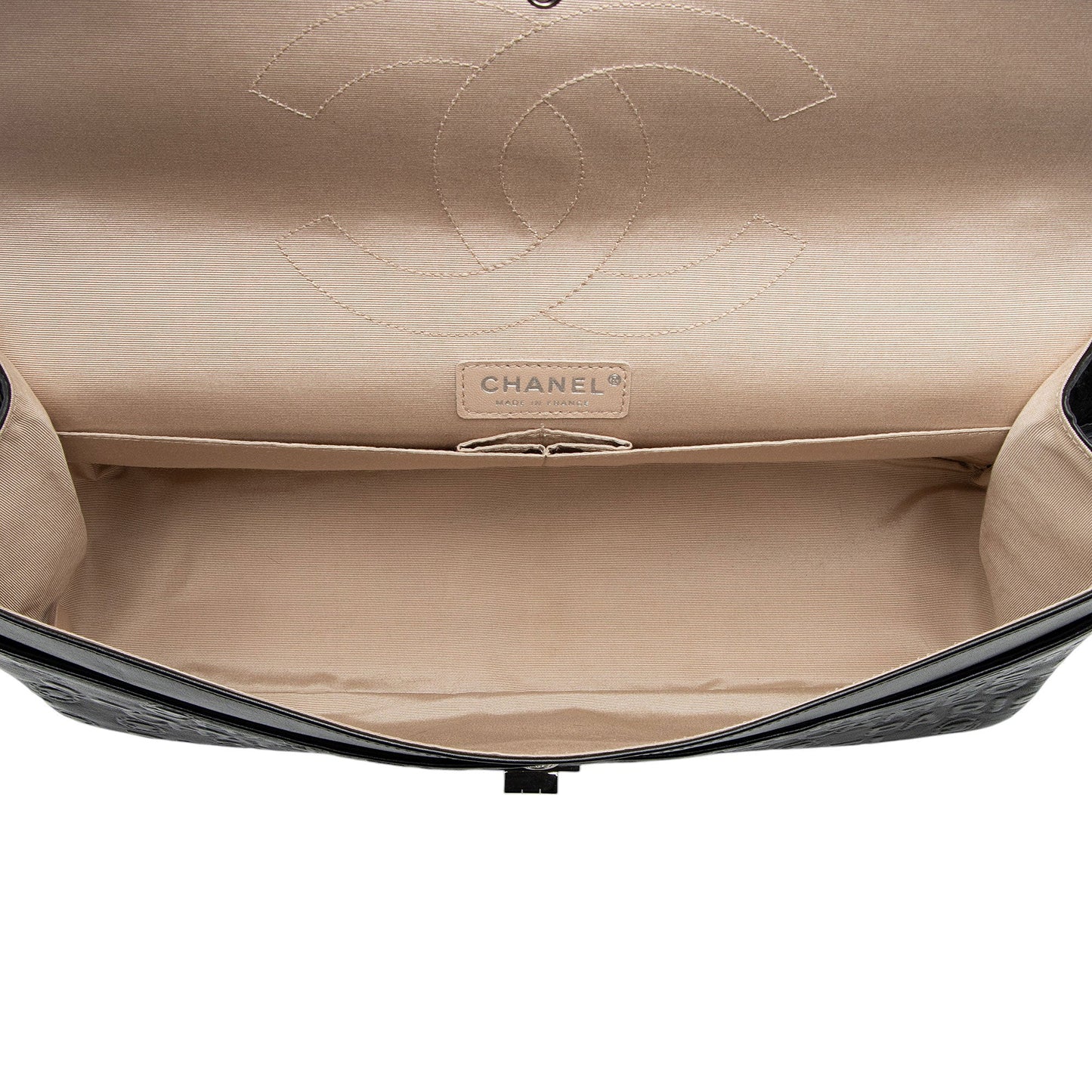 Chanel Embossed Calfskin Unlimited Jumbo Double Flap Bag