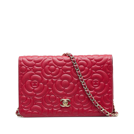 Chanel Camellia Wallet On Chain (SHG-5X0v3l)