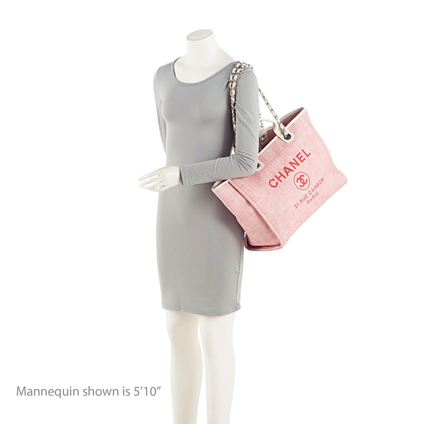 Chanel Woven Straw Deauville Medium Tote
