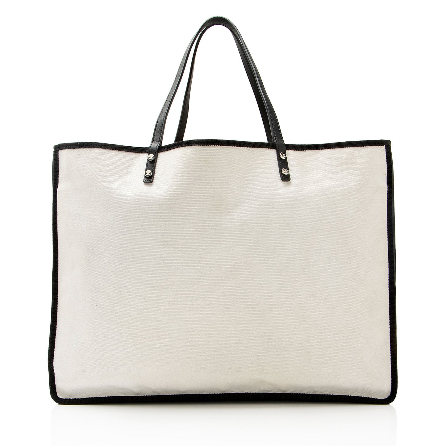 Chanel Canvas Let's Demonstrate Ladies First Shopper Tote