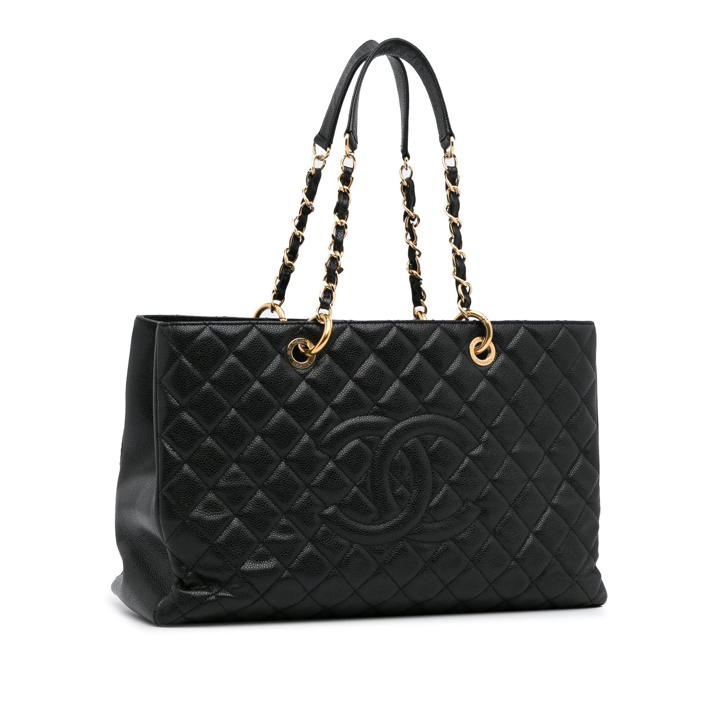 Luxury Chanel Caviar Grand Shopping Tote (SHG-w9qb9T)