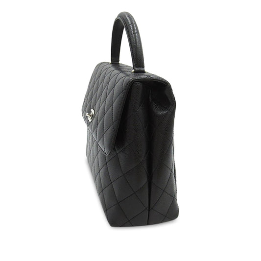 Chanel Caviar Kelly Top Handle Bag (SHG-BXOXtp)