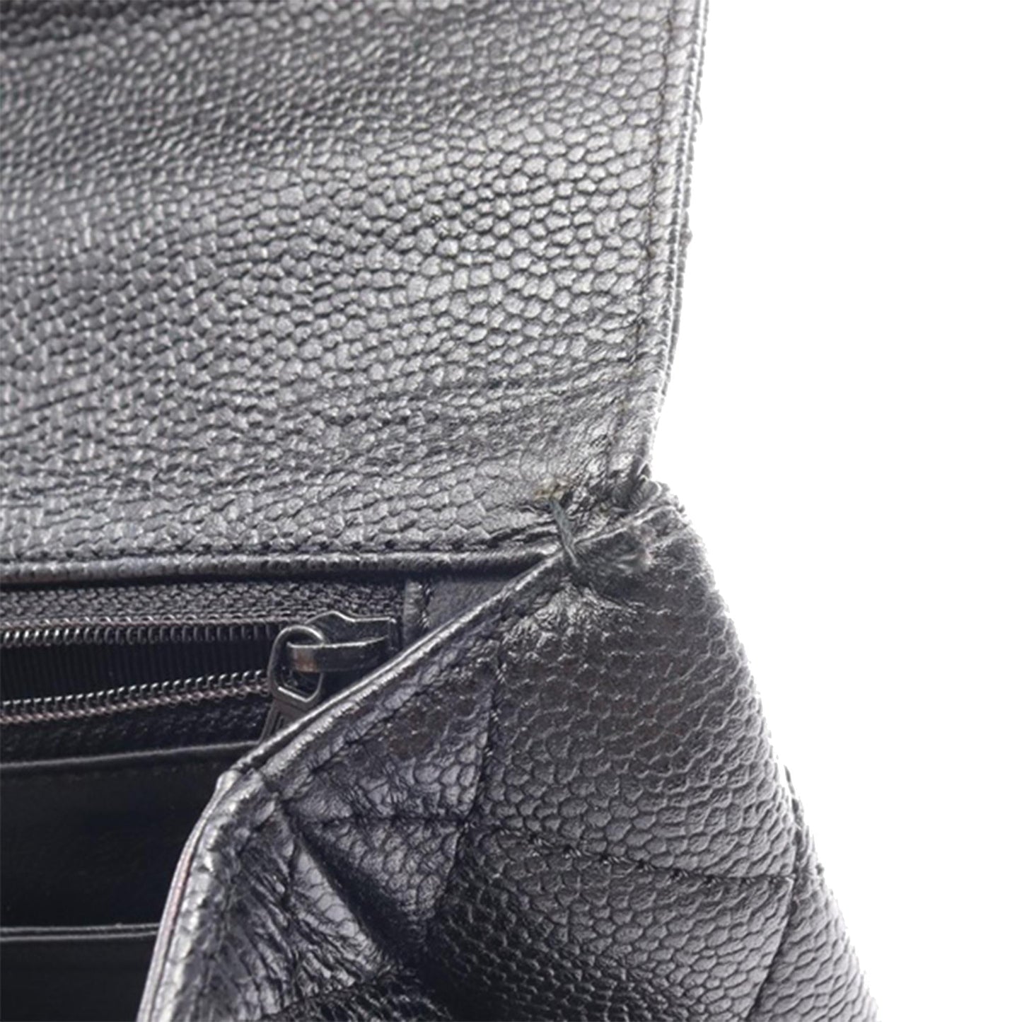 Chanel Caviar Kelly Top Handle Bag
