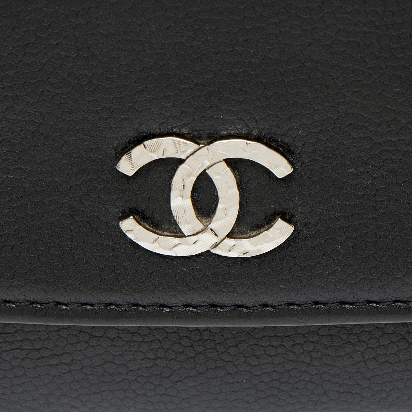 Chanel Caviar Leather CC Wallet on Chain