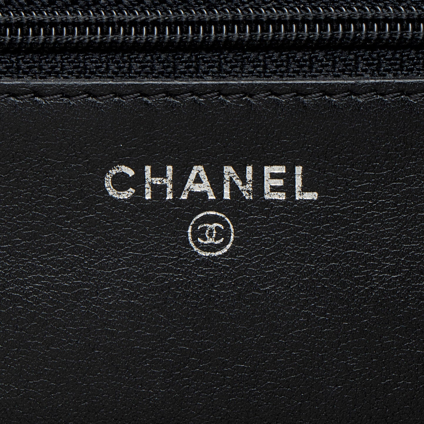 Chanel Caviar Leather CC Wallet on Chain