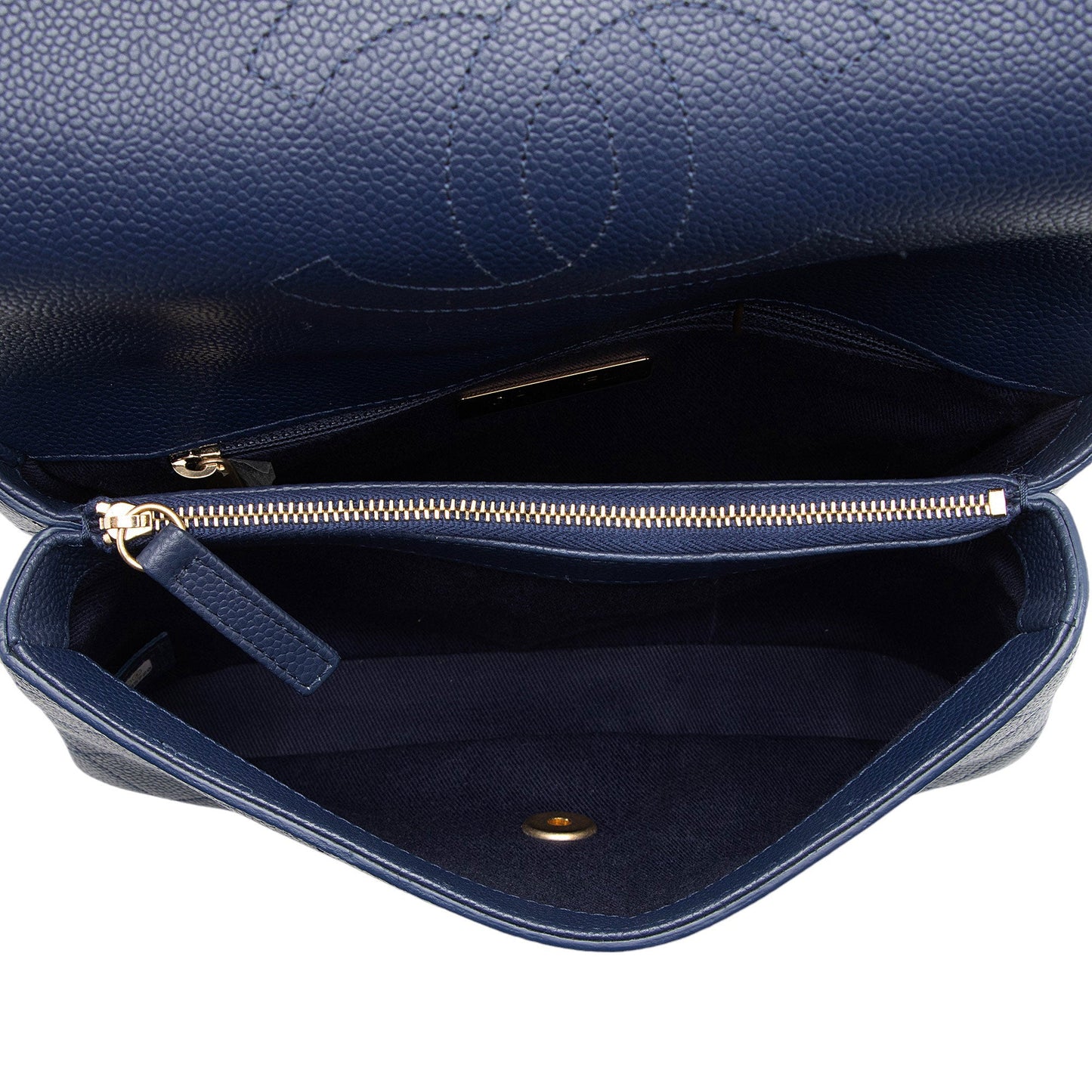Chanel Caviar Leather Chic Affinity Top Handle (SHF-ocTgVA)