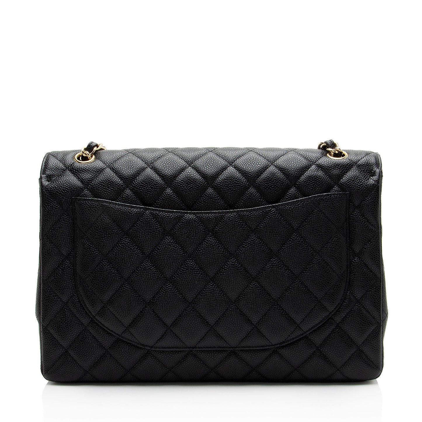 Chanel Caviar Leather Classic Maxi Single Flap Bag