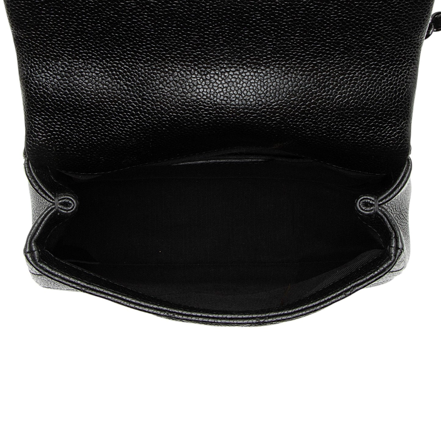 Chanel Caviar Leather Incognito Square Mini Flap Bag