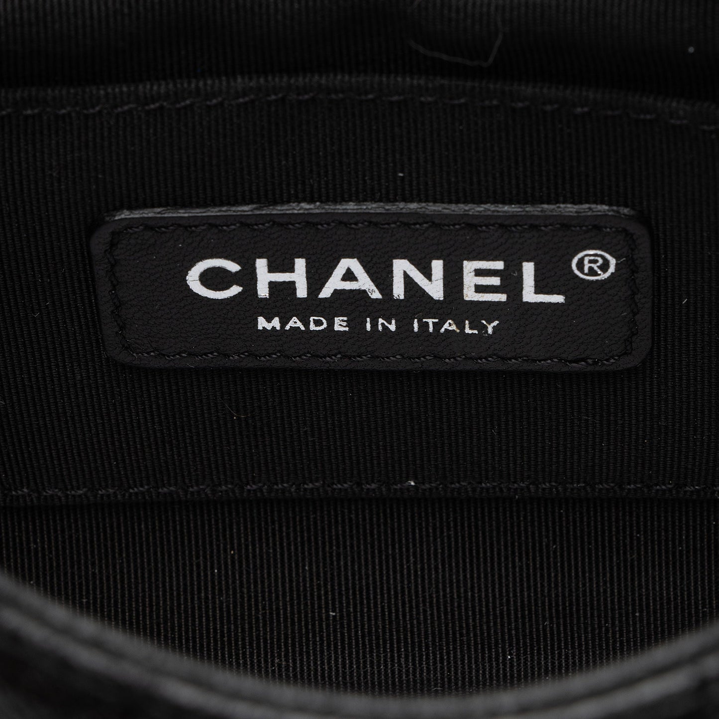 Chanel Caviar Leather Incognito Square Mini Flap Bag