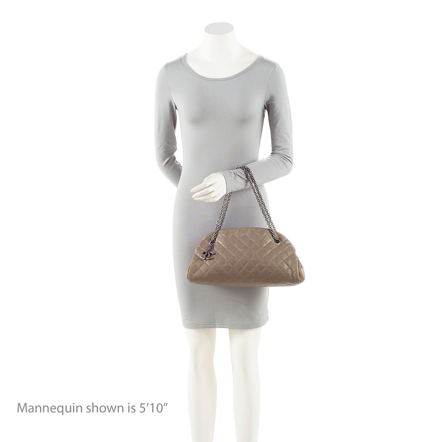Chanel Caviar Leather Just Mademoiselle Bowler Bag