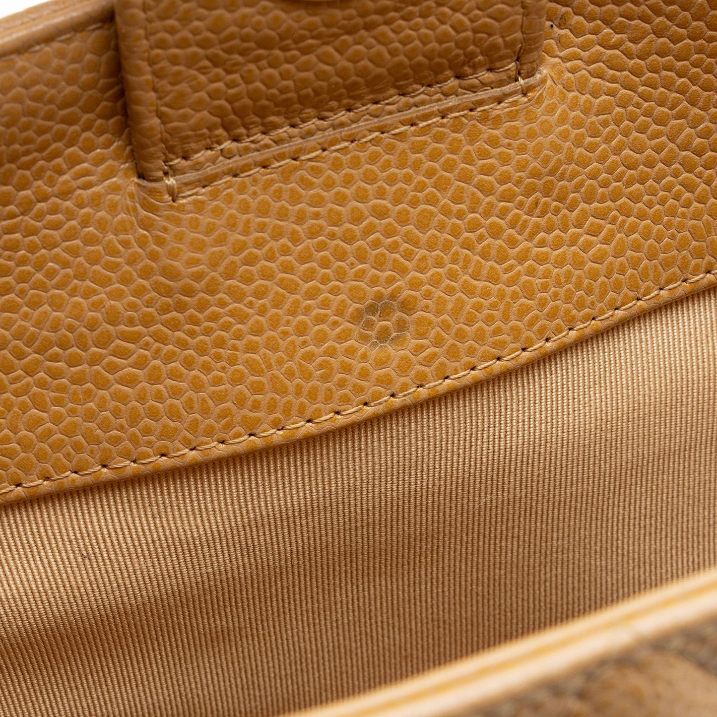 Chanel Caviar Leather Petite Shopping Tote