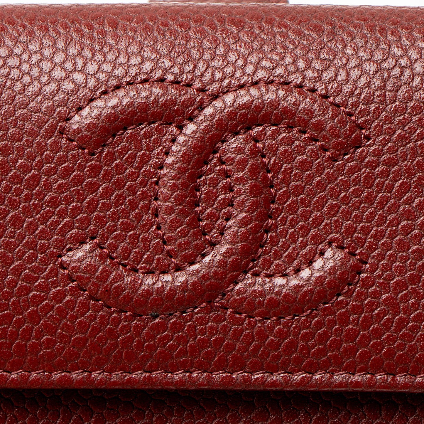 Chanel Caviar Leather Timeless CC Compact Wallet