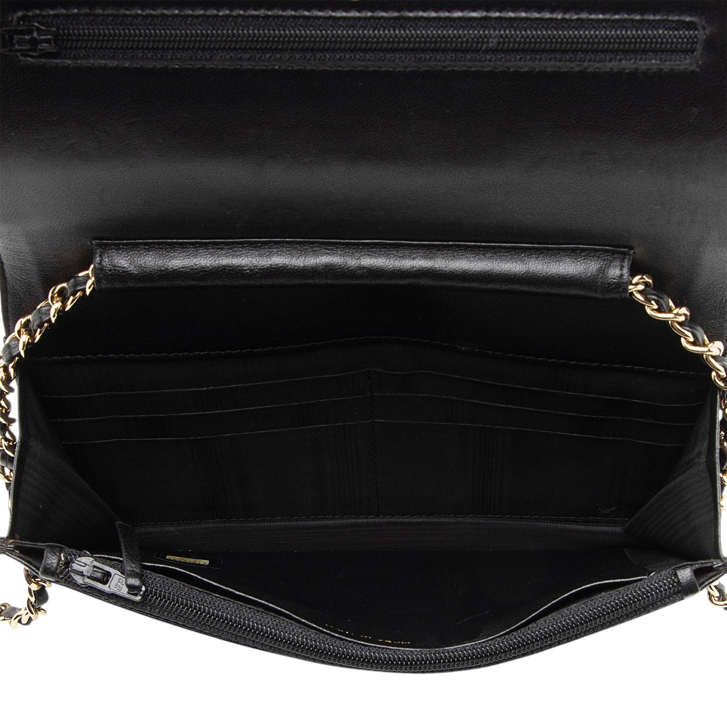 Chanel Caviar Leather Timeless CC Envelope Wallet on Chain