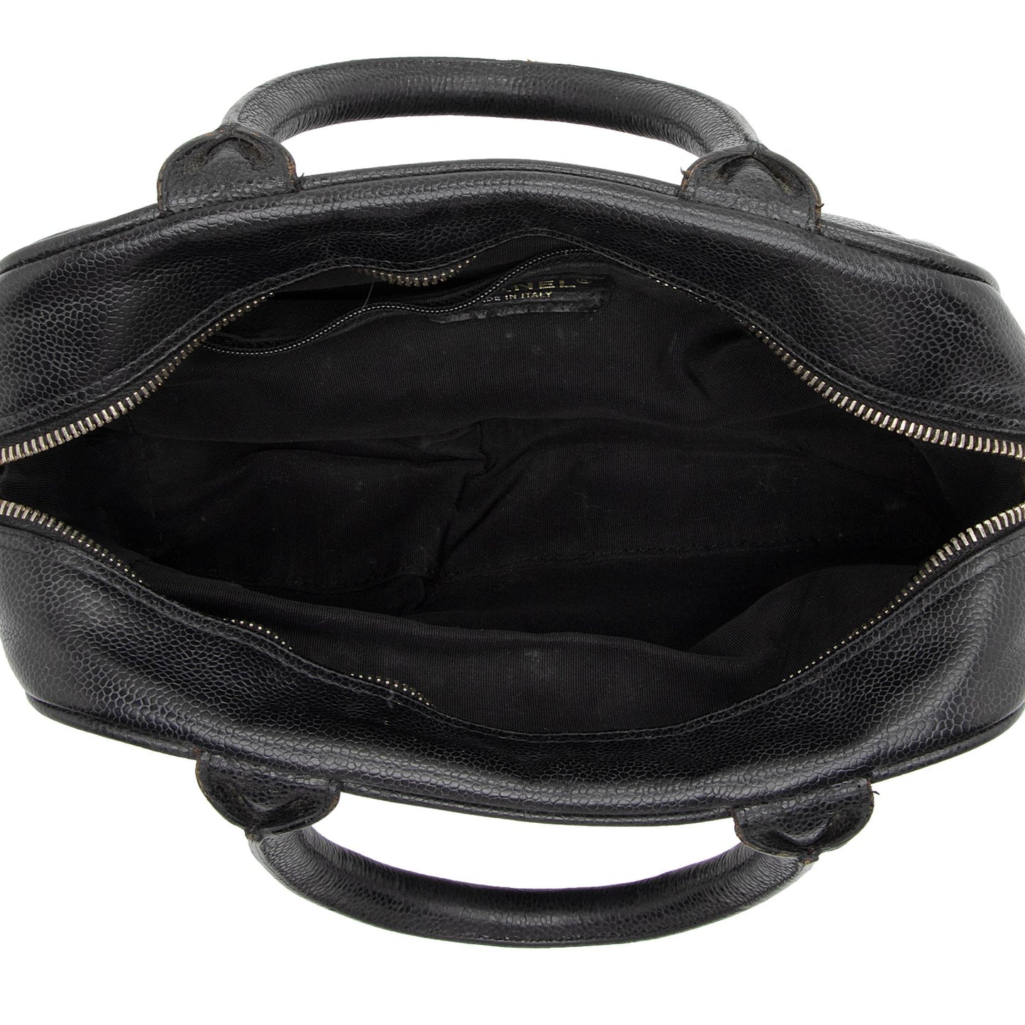 Chanel Caviar Leather Timeless CC Small Bowler Bag (SHF-SYECsY)