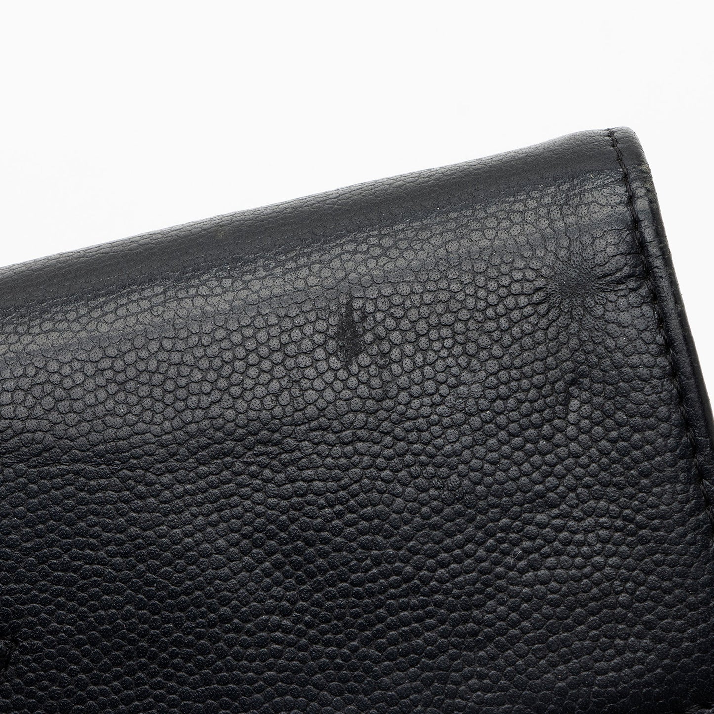 Chanel Caviar Leather Timeless Wallet (SHF-kbpgFo)