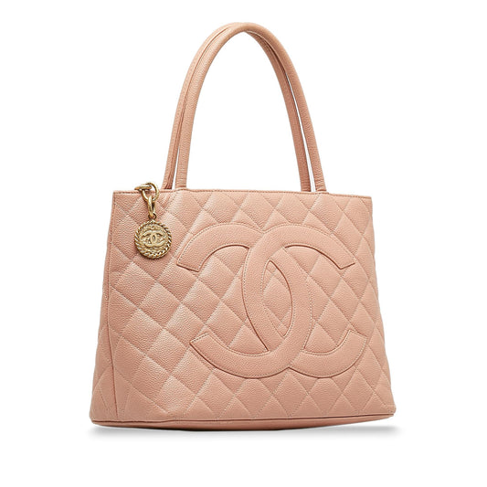 Chanel Caviar Medallion Tote (SHG-EXyzJ7)