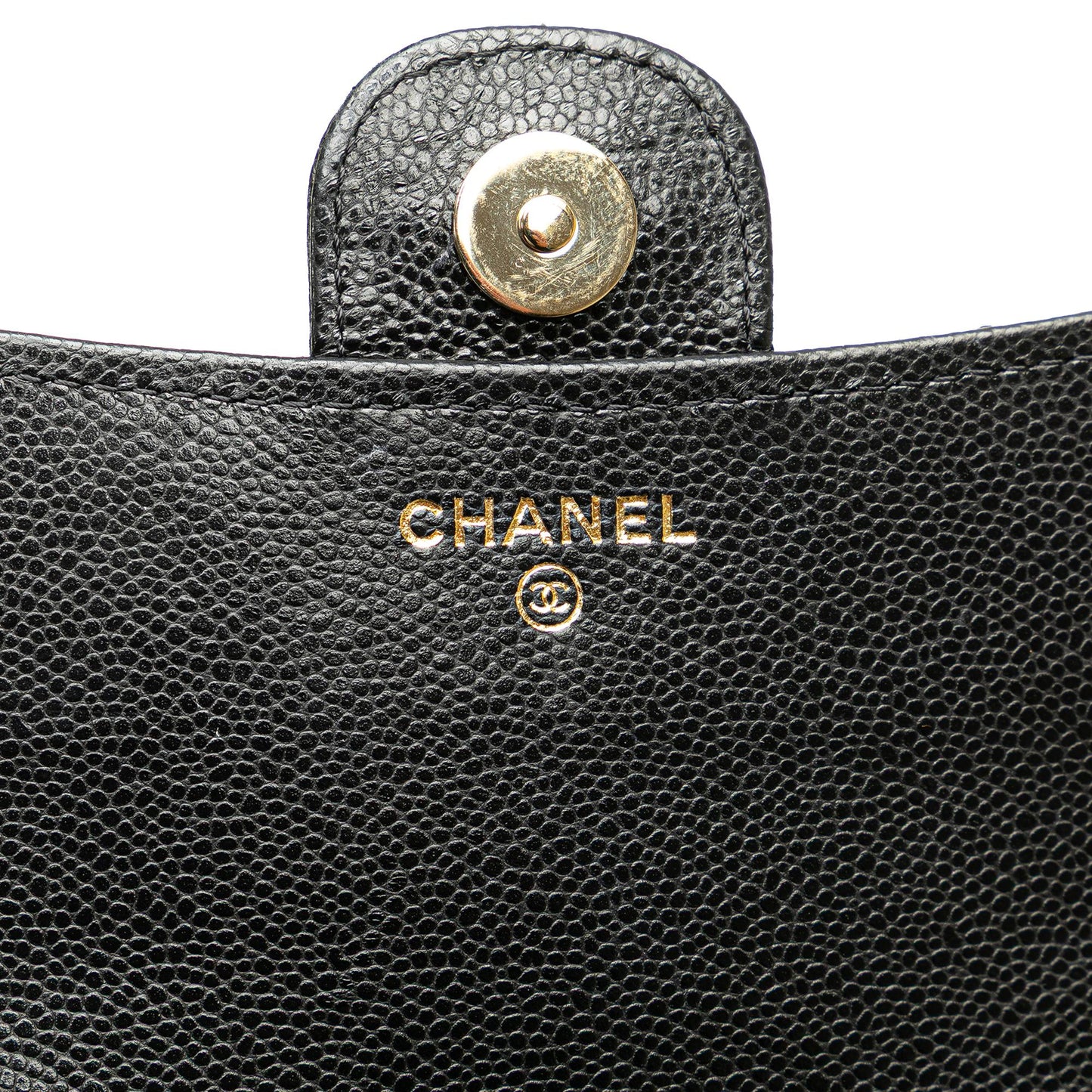 Chanel Caviar Quilted Phone Holder Wallet on Chain