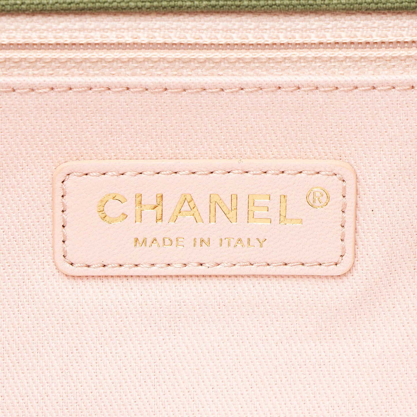 Chanel Chevron Canvas Patchwork Cuba CC Maxi Flap Bag