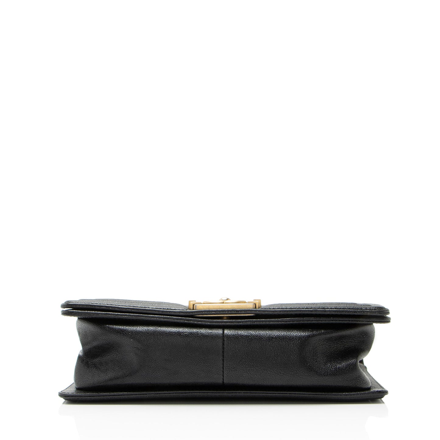 Chanel Chevron Caviar Leather Old Medium Boy Bag