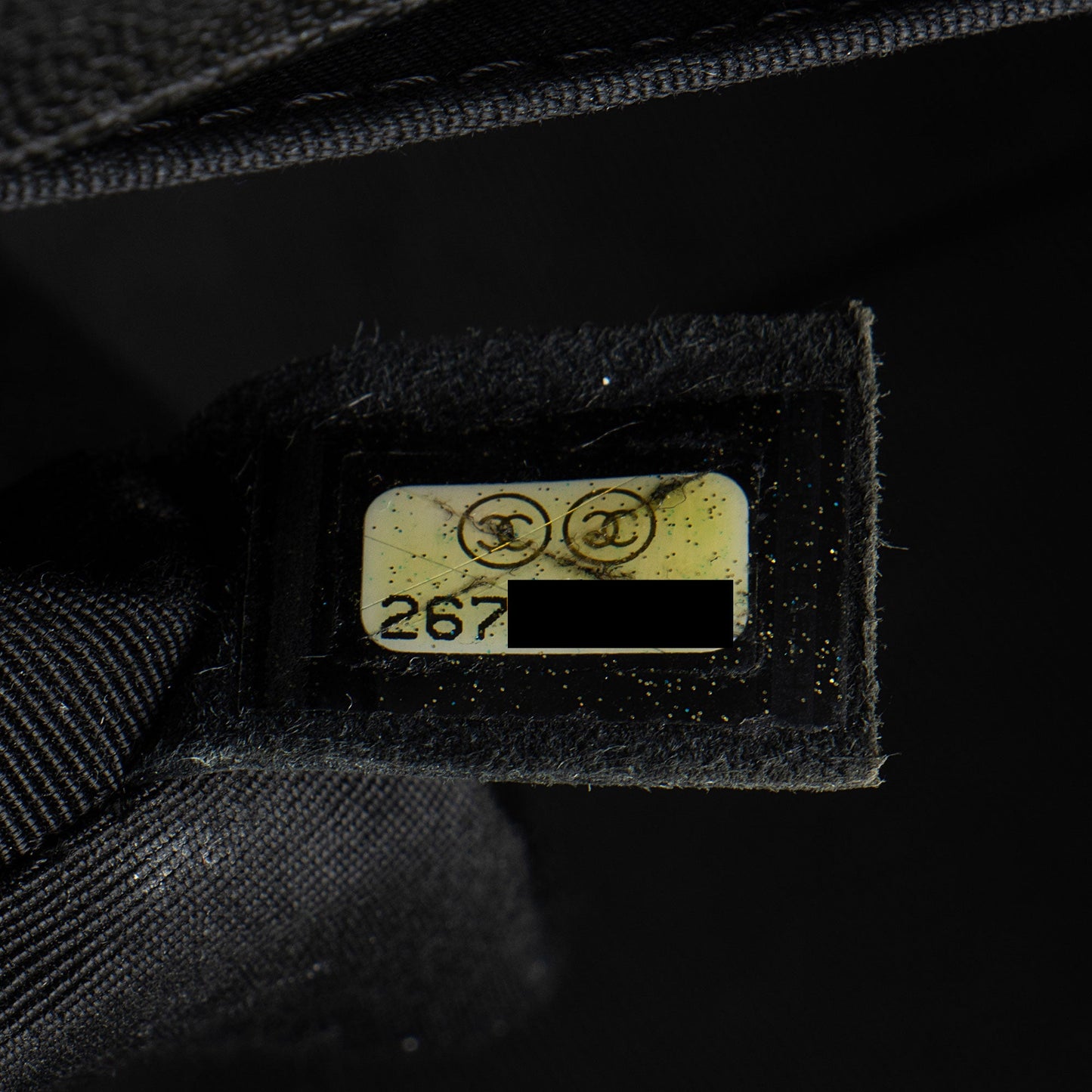Chanel Chevron Caviar Leather Old Medium Boy Bag