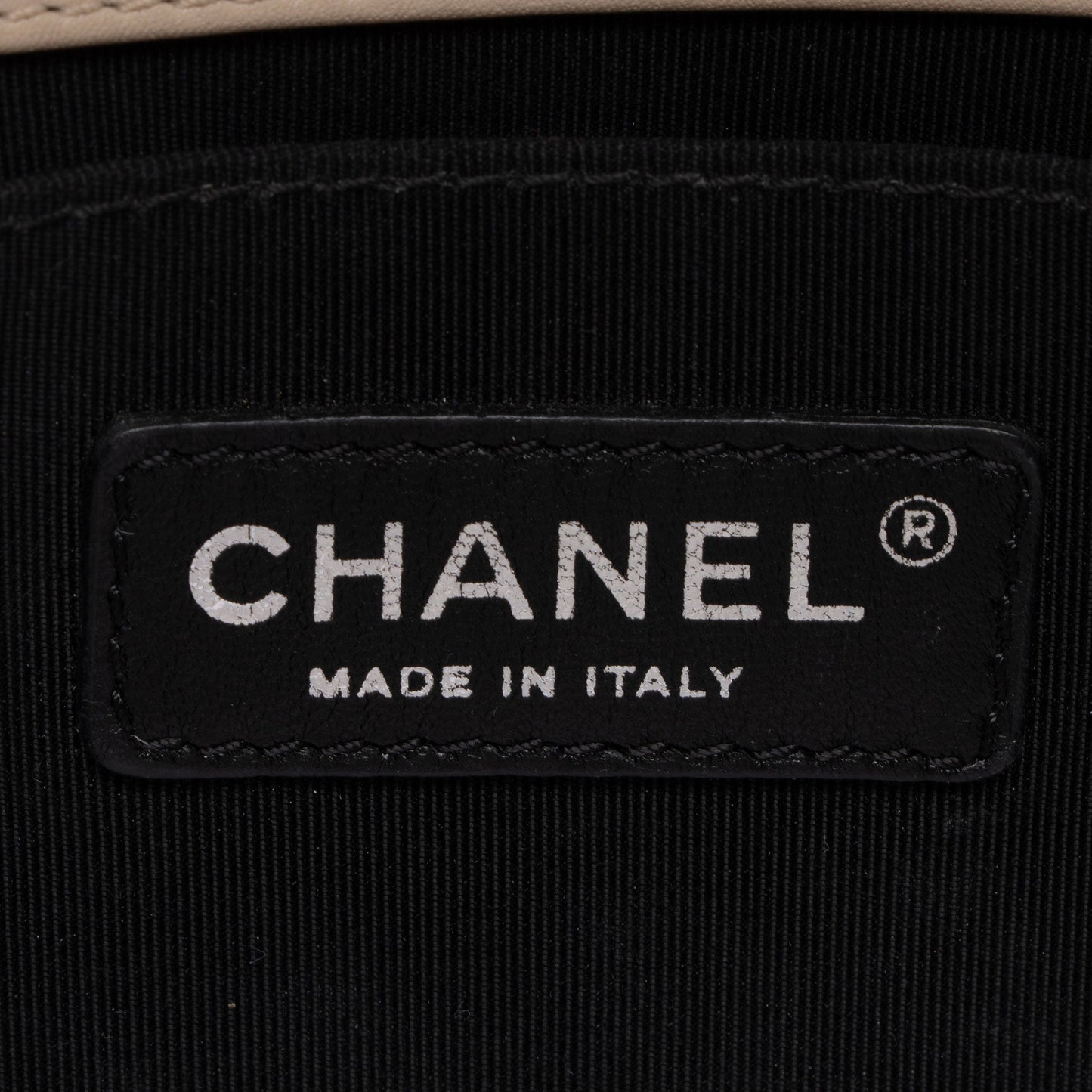 Chanel Chevron Lambskin Beaded New Medium Boy Bag