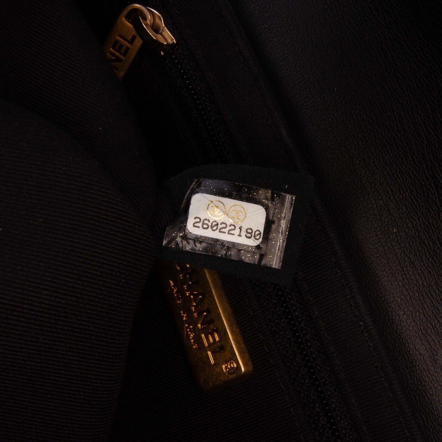 Chanel Chevron Lambskin CC Medallion Button Flap Clutch