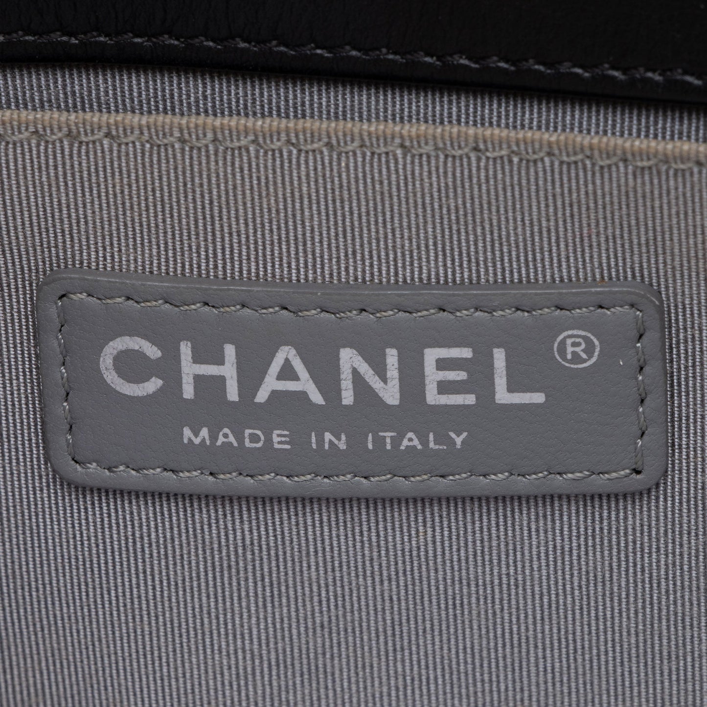 Chanel Chevron Lambskin Old Medium Boy Bag