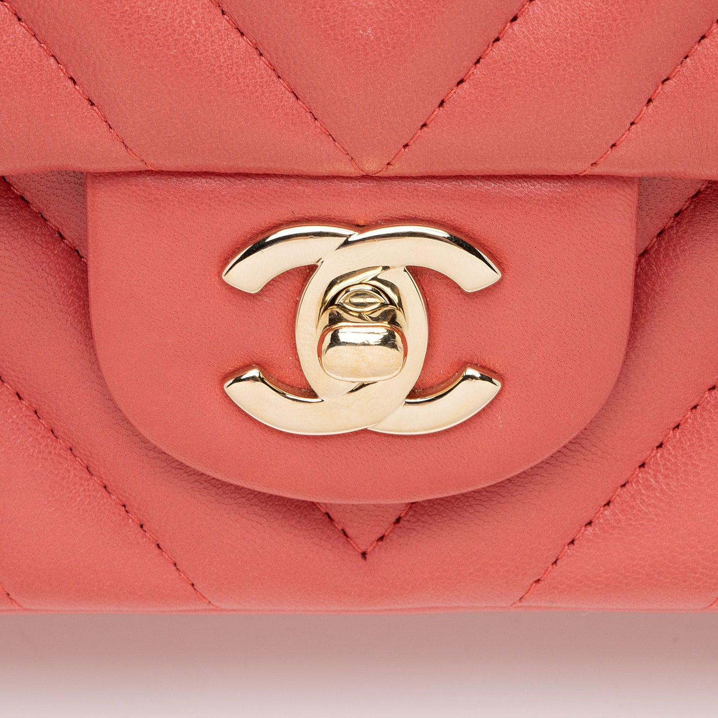 Chanel Chevron Lambskin Mini Flap Bag