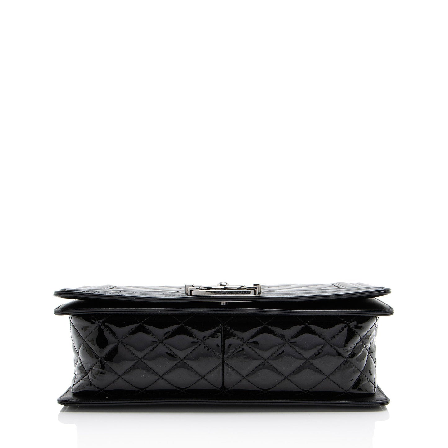 Luxury Chanel Chevron Patent Leather Old Medium Boy Bag (SHF-2P3jRA)