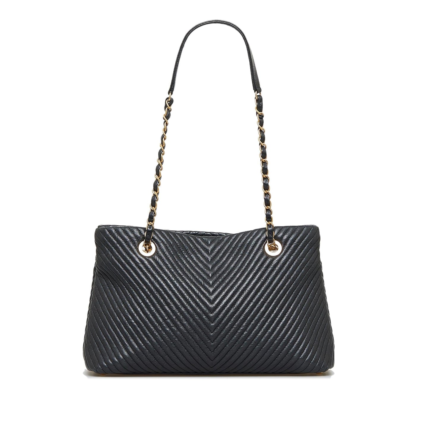 Luxury Chanel Chevron Tote Bag (SHG-twjPri)