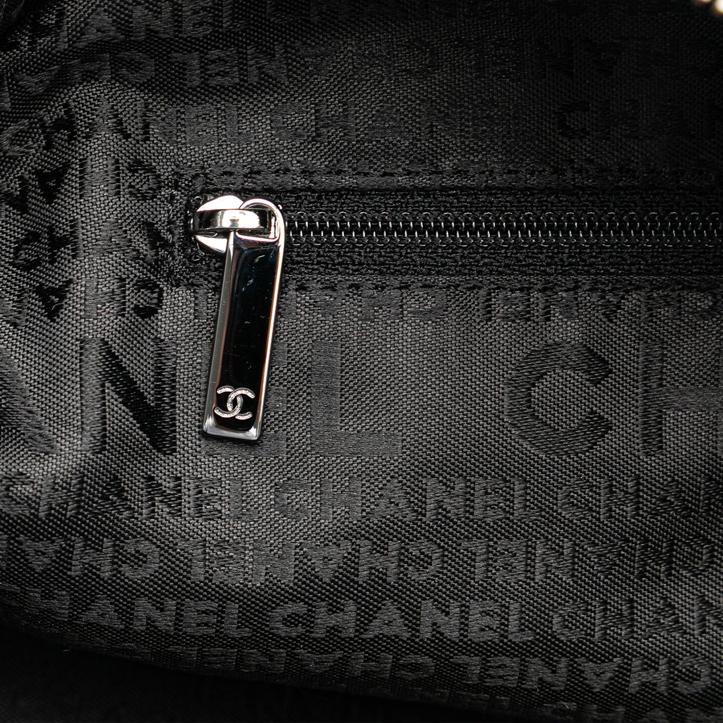 Chanel Choco Bar Caviar Shoulder Bag