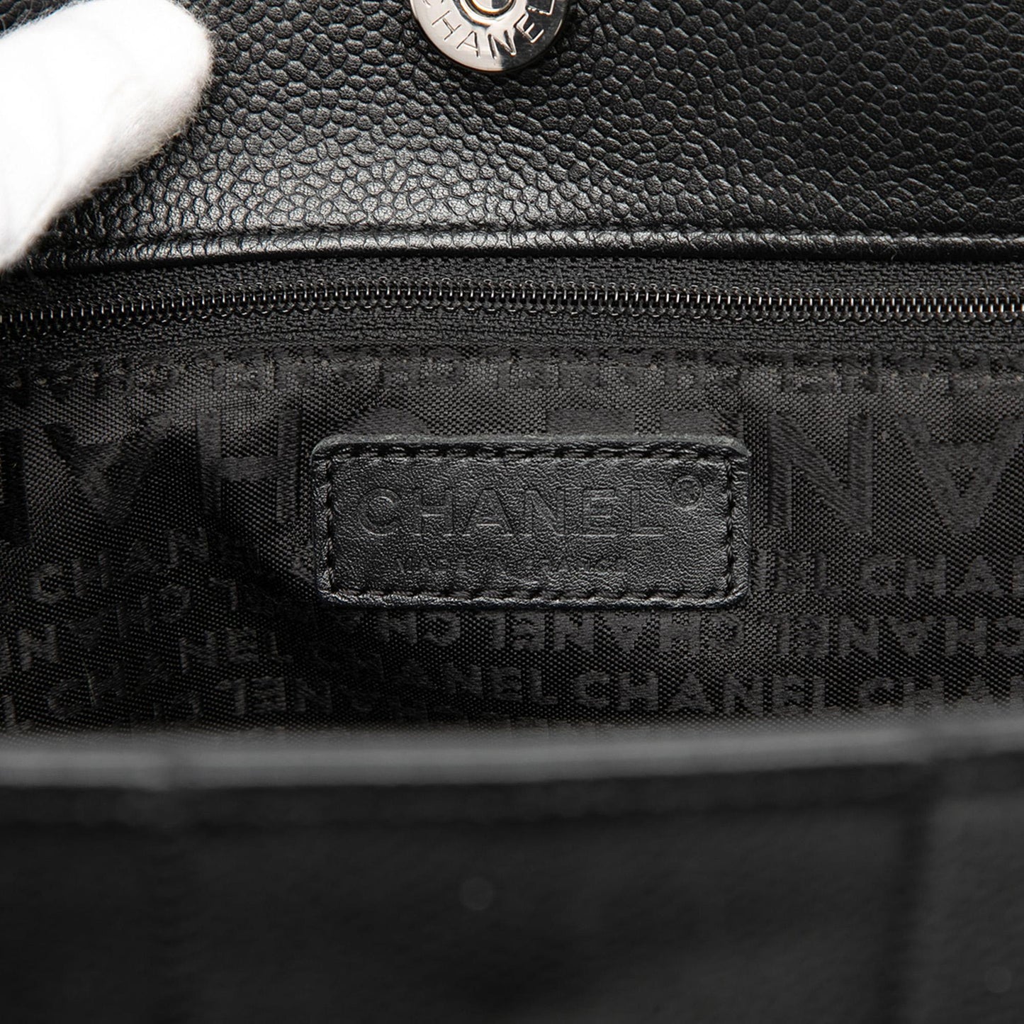 Chanel Choco Bar Caviar Tote
