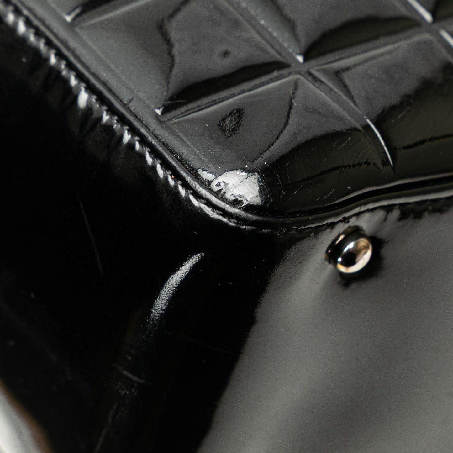 Chanel Chocolate Bar Patent Shoulder Bag