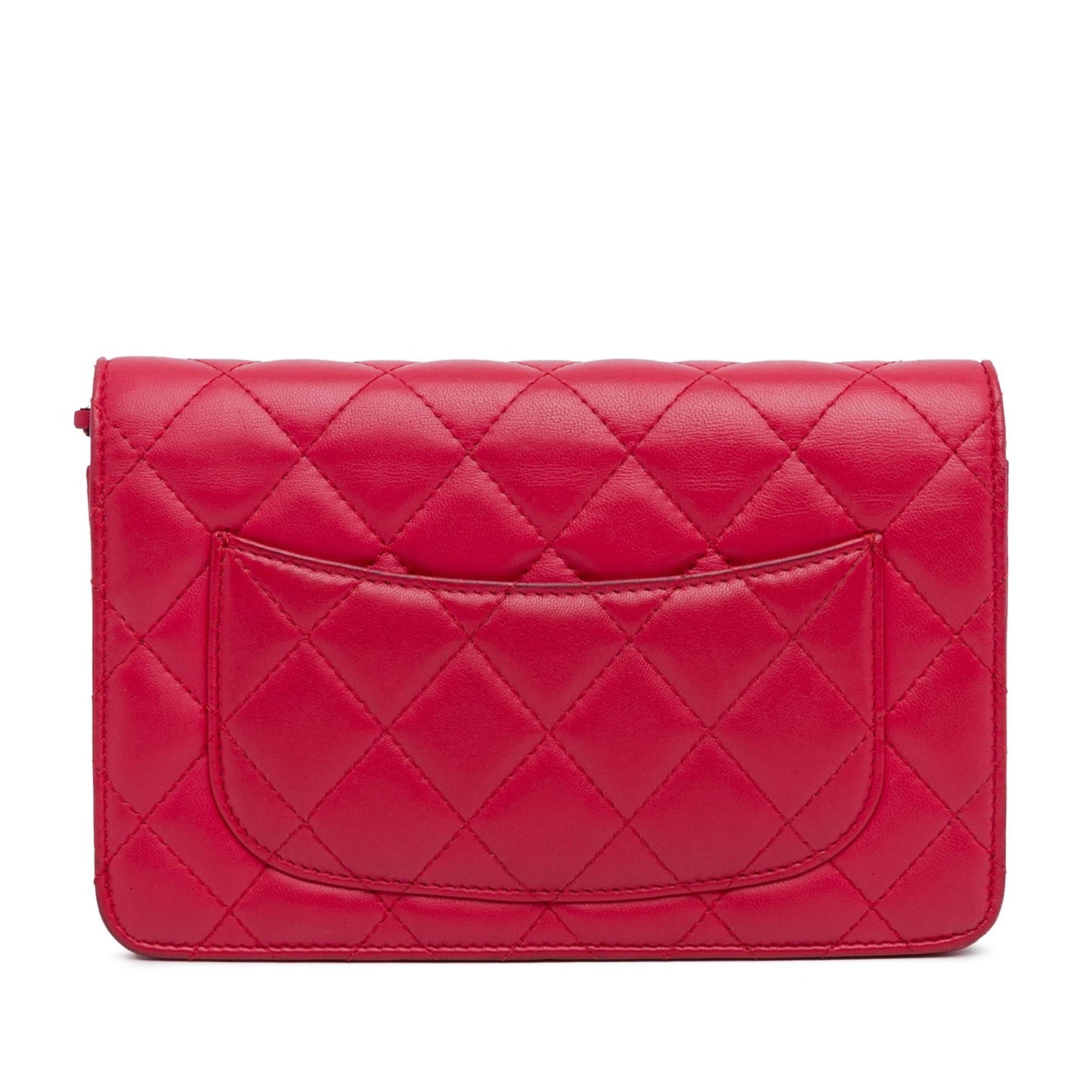 Chanel Classic Lambskin Wallet on Chain (SHG-4PdSJI)