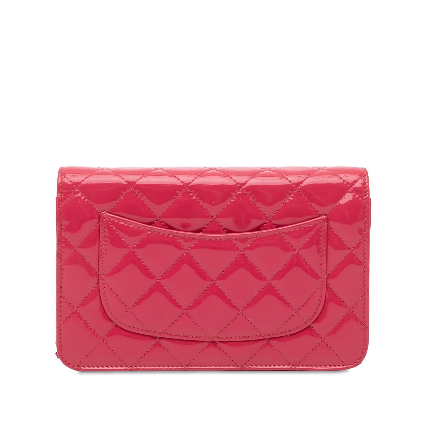 Luxury Chanel Classic Patent Wallet On Chain (SHG-A2wDHs)