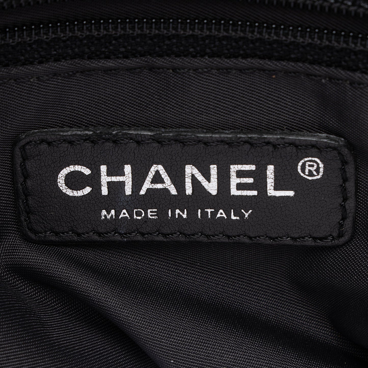 Chanel Coated Canvas Paris Biarritz Small Tote (SHF-Vx8Wo2)