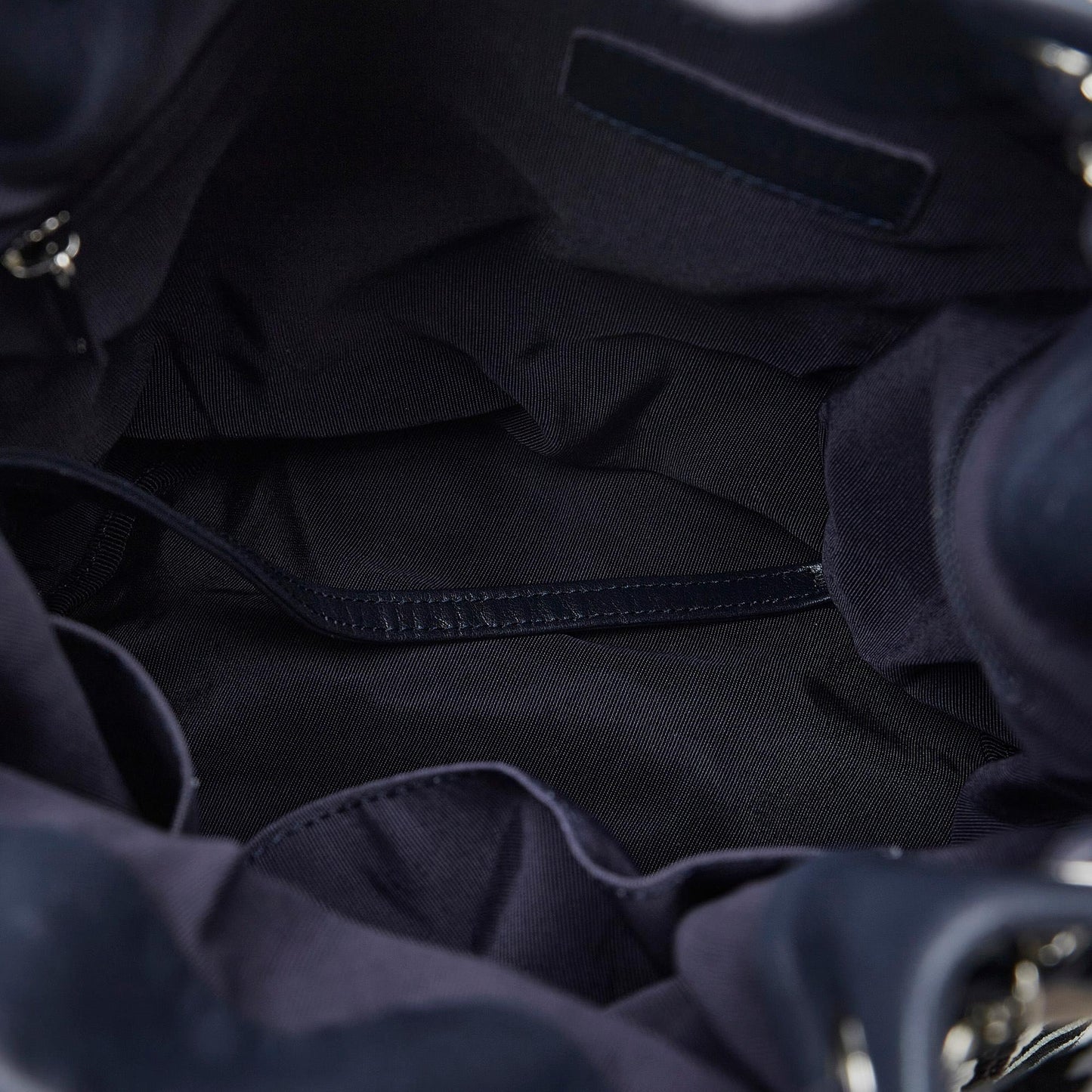 Chanel Cotton Drawstring Bag (SHG-UMw97D)