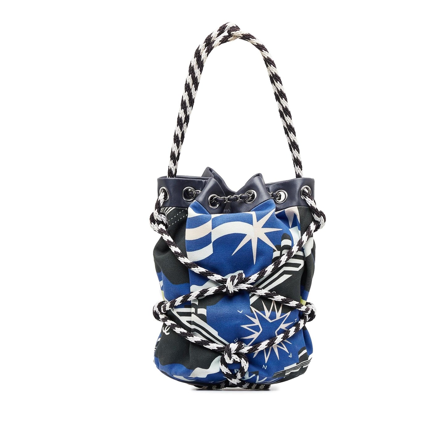 Chanel Cotton Drawstring Bag (SHG-uPFXq7)