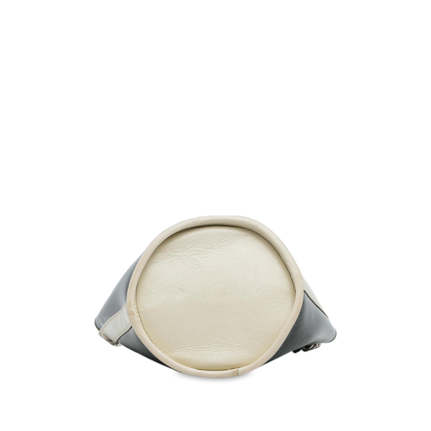 Chanel Crumpled Calfskin PVC Camellia Bucket (SHG-Z2KcYy)