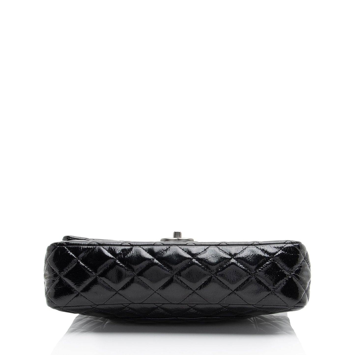Luxury Chanel Crumpled Patent Leather Classic Medium Double Flap Bag (SHF-Bt2Jh2)