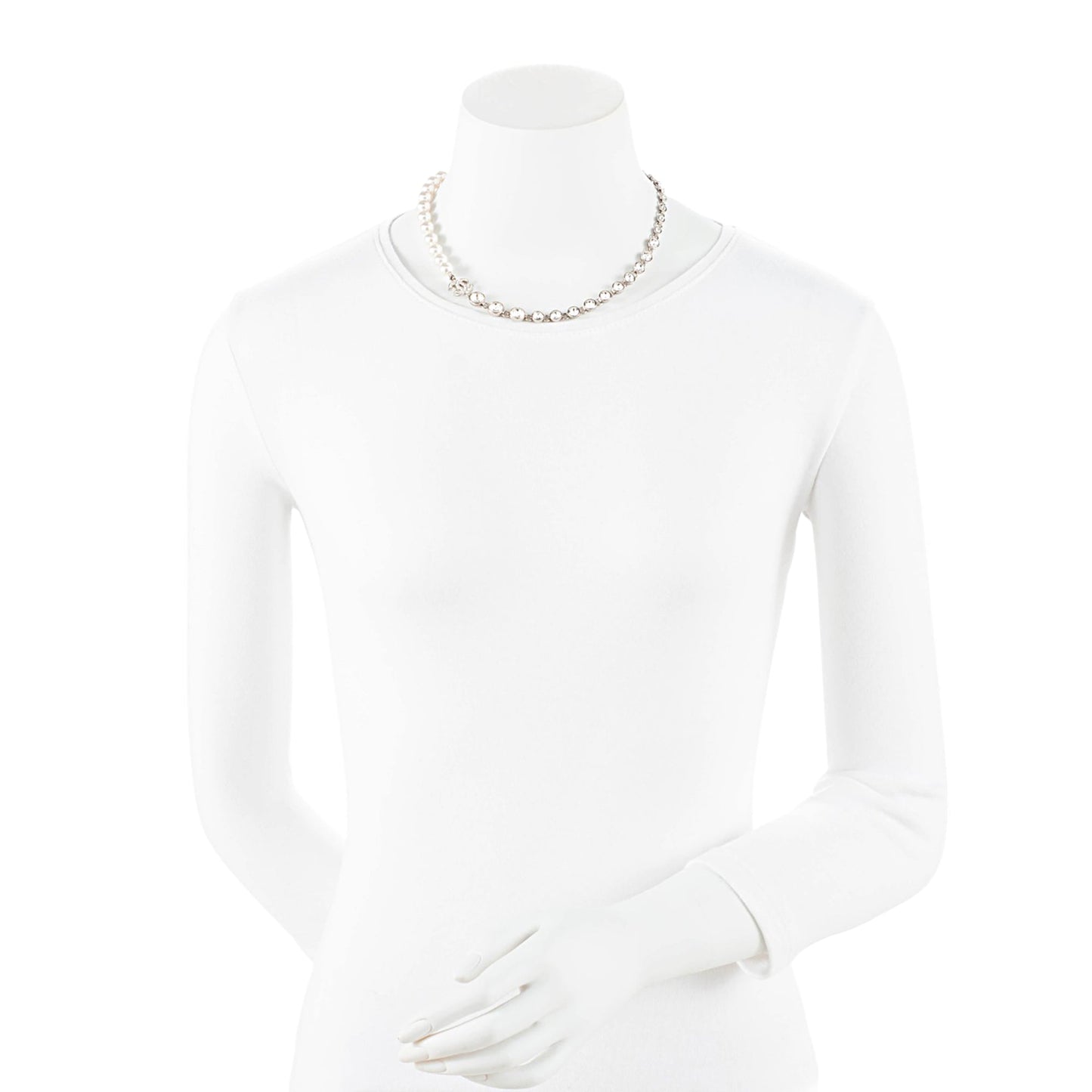 Chanel Crystal Pearl CC Choker