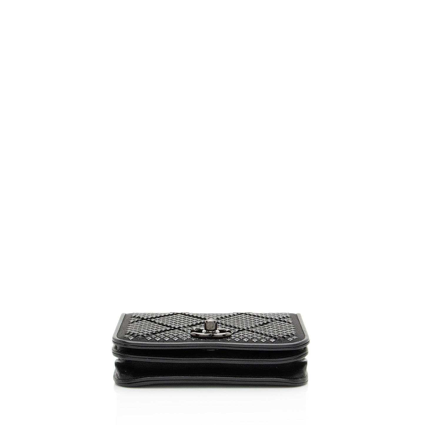 Chanel Crystal Satin Mini Chain Crossbody