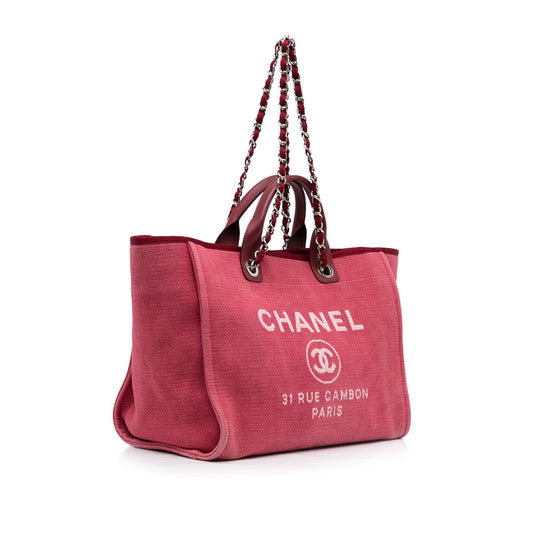 Luxury Chanel Deauville Tote (SHG-qEiq1r)